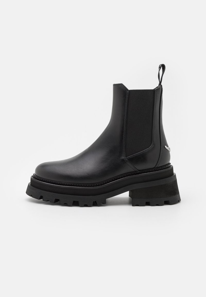Zadig & Voltaire - RIDE CHELSEA SEMY - Platform ankle boots - noir, Enlarge