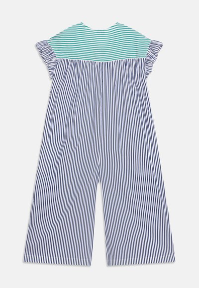 Il Gufo DUNGAREES CASUAL STRIPED - Ολόσωμη φόρμα - blue/acqua