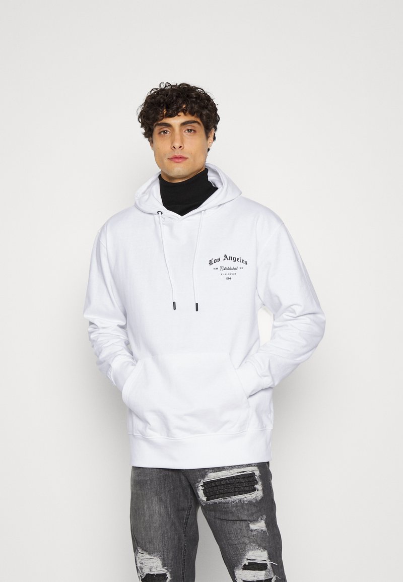 274 WORLD WIDE HOOD - Camisola - white