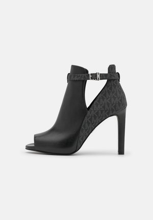 Botines de tacón - black