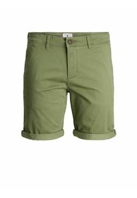 JPSTBOWIE SOLID MID - Rövidnadrágok - deep lichen green