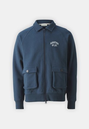 CARDIGAN ZIPPER - Sweatjacke - navy