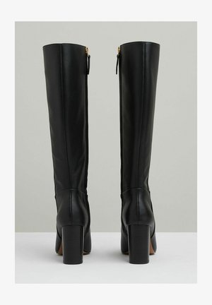 Reiss REGULAR FIT - BIANCA BLOCK HEEL - Csizmák - black