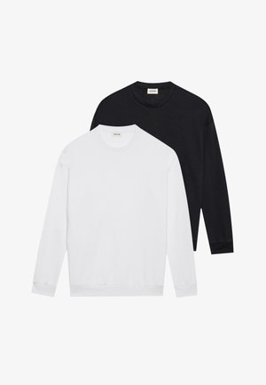 UNISEX 2 PACK - Bluză de molton - black/white
