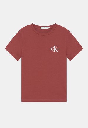 CHEST MONOGRAM TOP - T-shirt basic - terracotta tile