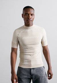 MISBHV Potiskana majica - beige