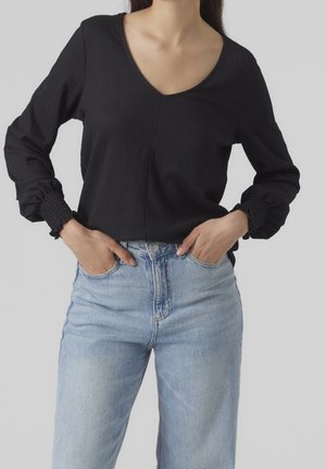 Bluse - black