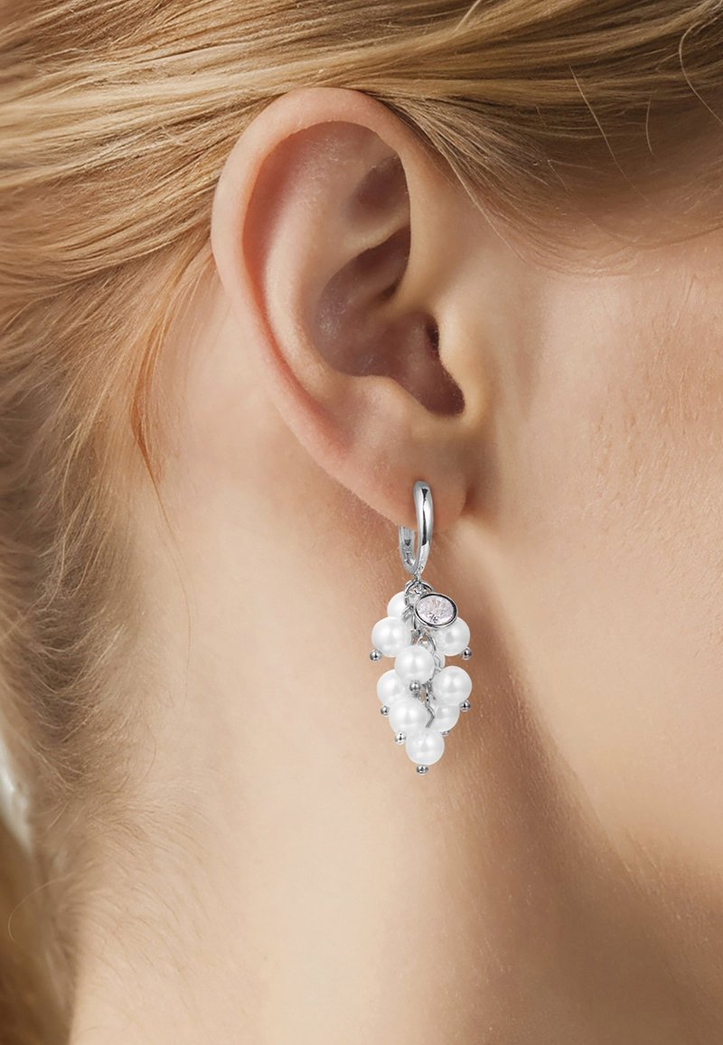 Lulu & Jane Boucles d'oreilles - weiß/blanc - ZALANDO.FR