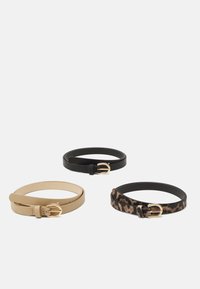 3 PACK - Bälte - black/taupe/multi-coloured