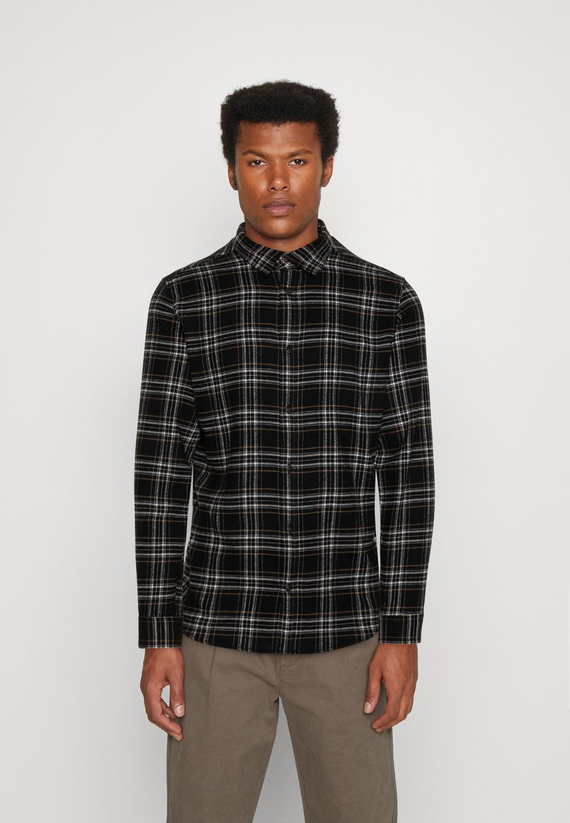 Jack & Jones FALL CHECK  LS - Camisa - black