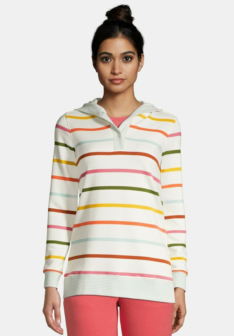 LANDS' END SLANDEND Hoodie multi stripe/lichtbruin Zalando.be