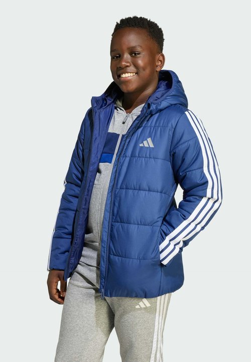 adidas JUNIOR UNISEX - Chaqueta de invierno - dark blue white — photo 3