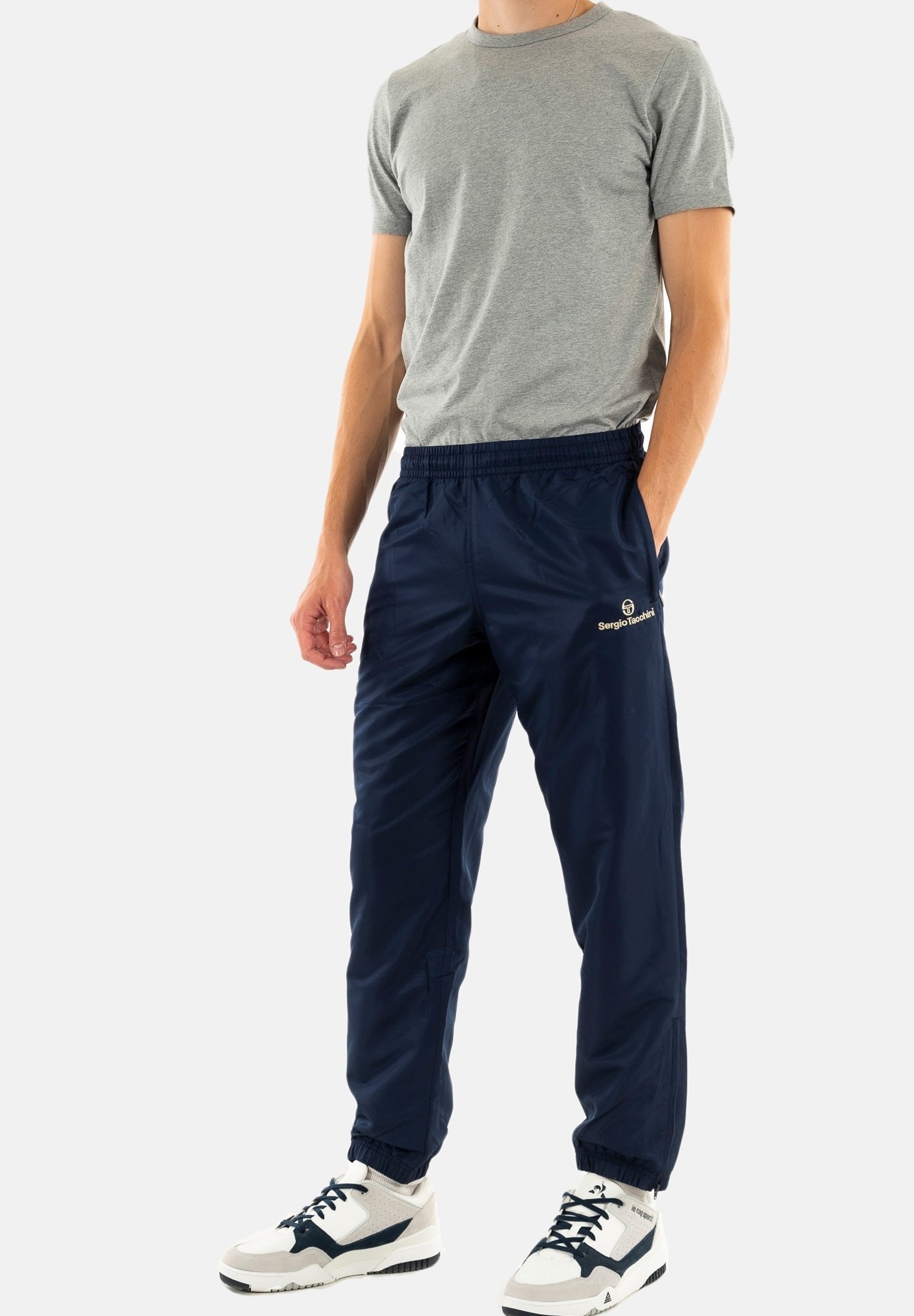 Bleu Marine Bas De Survetement Tacchini Homme Sergio Tacchini