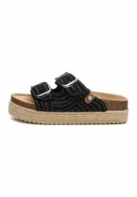 Mules de tacón - black