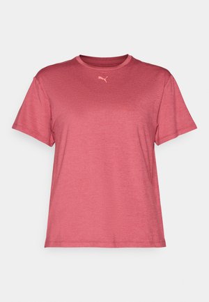 Puma TEE - Tekninen t-paita - port heather