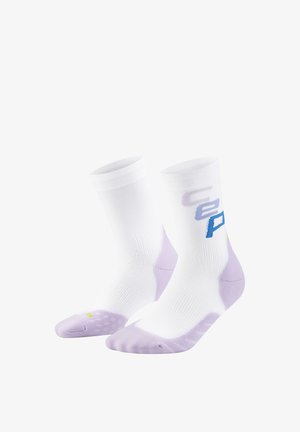 CEP, CEP RUN EDT. STEPS SOCKS, MID CUT, WOMEN - Sports socks - white lilac
