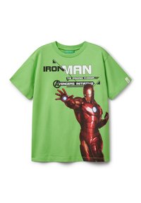 United Colors of Benetton - IRON MAN MARVEL - Print T-shirt - green Thumbnail Image 1