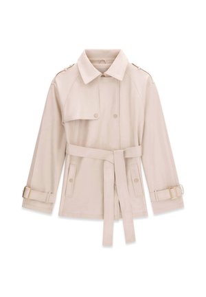 Guess, Imiteret læderjakke - beige