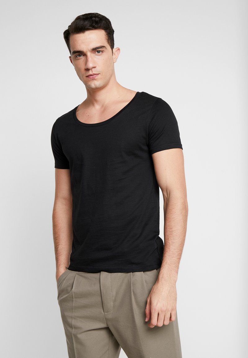 Pier One - T-shirt basique - black, Agrandir