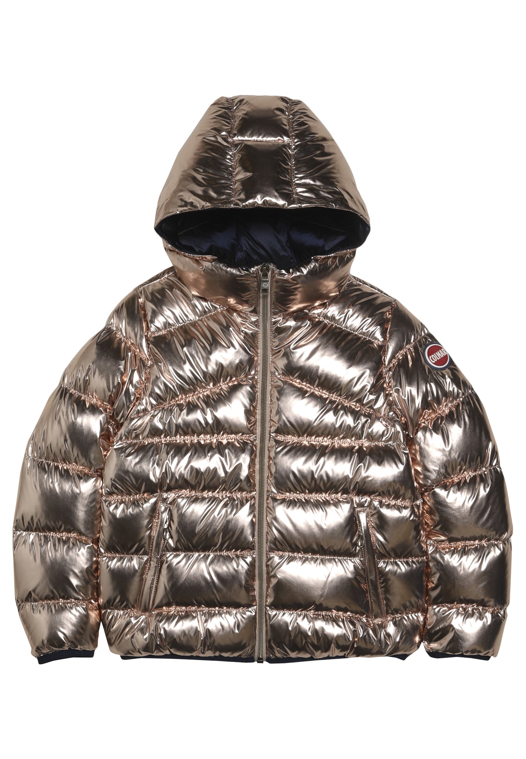 Colmar Originals GIRL JACKET MADE BY SUPER SHINY FABRIC Colmar Originals HOODIE GIRL JACKET SUPER SHINY Dunjakke