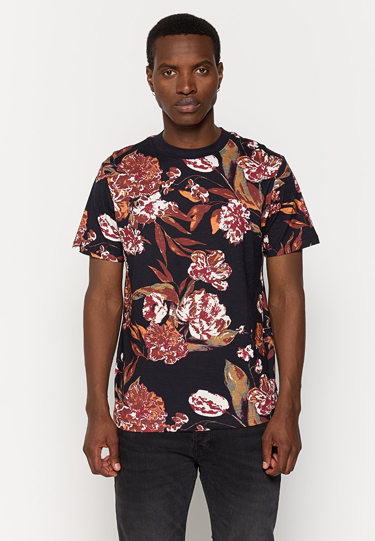 jack & jones T-shirt print zwart