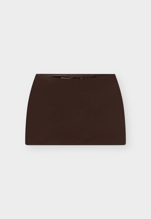 Hollister Co., PONTE MICRO MINI - Μίνι φούστα - light brown