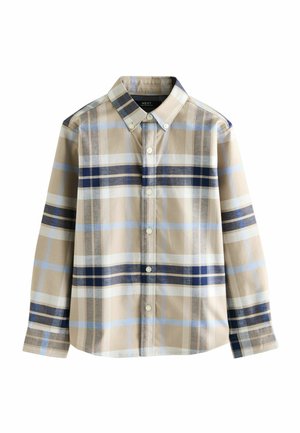 REGULAR FIT  LONG SLEEVE OXFORD CHECK - Camicia - neutral black check