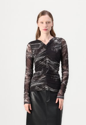 KEIKO - Long sleeved top - evolve slate grey