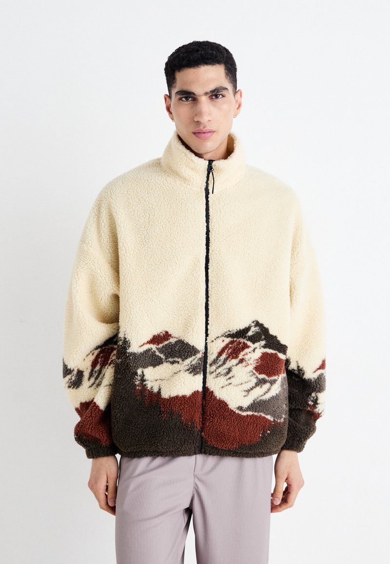 Jack & Jones JORMOUNTAIN ZIP JACKET - Könnyű dzseki - ecru