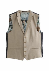 TEXTURED - REGULAR FIT - Prsluk za odijelo - neutral
