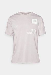 MOUNTAIN FOUNDATION COORDINATES TEE - Sportovní tričko - moonstone grey