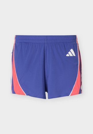 adidas Performance, ADIZERO - Sportovní kraťasy - dual indigo/semi lucid red/white