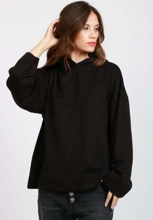 CAPPUCCIO - Felpa con cappuccio - black