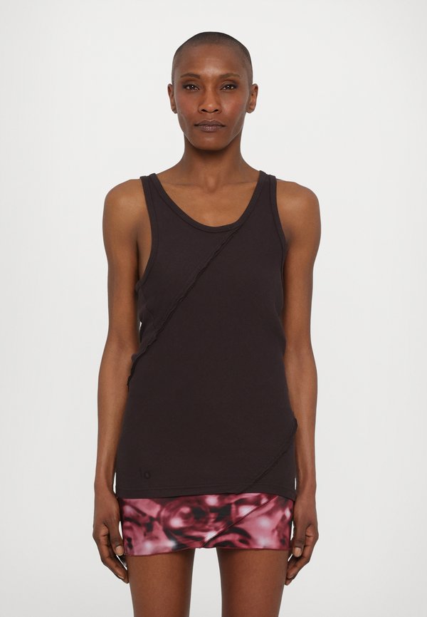 BIAS TANK - Top - ganache