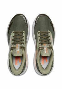 Brooks ADRENALINE GTS 24 WEATHERIZED - Tekaški copati za cesto - green/gray/orange