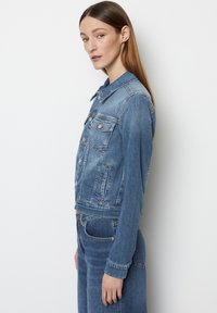 Marc O'Polo JACKET BUTTON CLOSURE LONG SLEEVES REGULAR LENGTH - Spijkerjas - cashmere soft blue wash