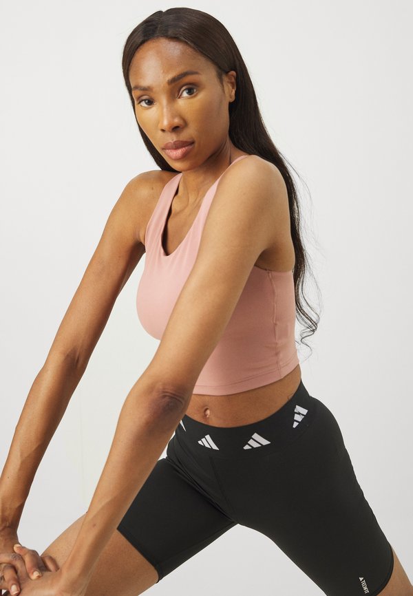 ALL ME MEDIUM-SUPPORT LONG LINE - Medium support sports bra - warm clay4