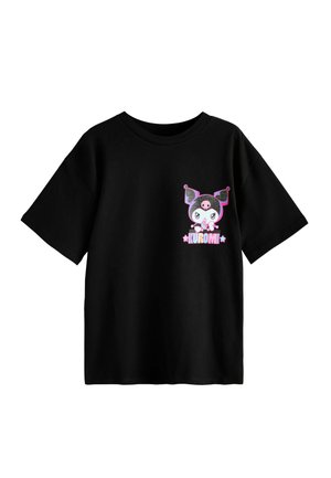 REGULAR FIT-GRAPHIC  - Print T-shirt - black kuromi
