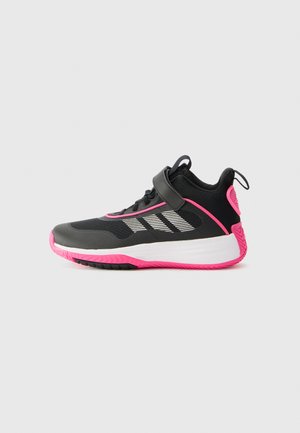 OWNTHEGAME 3.0 UNISEX - Chaussures de basket - core black/iron metallic/shock pink