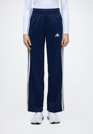 adidas Sportswear, TRICOT 3 STRIPE SNAP - Долнище на анцуг - dark blue