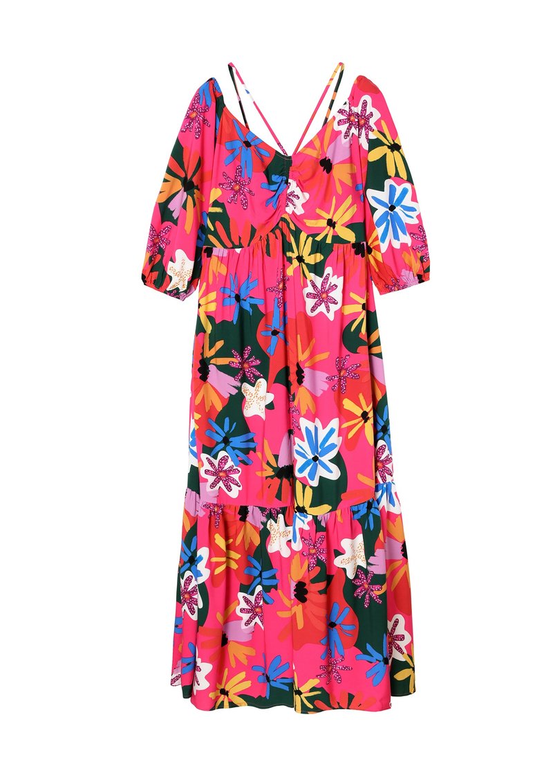 TATUUM Jurk donkerroze TATUUM Jurk donkerroze