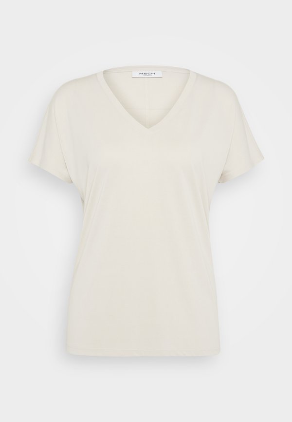 FENYA V NECK TEE - Basic T-shirt - oatmeal3