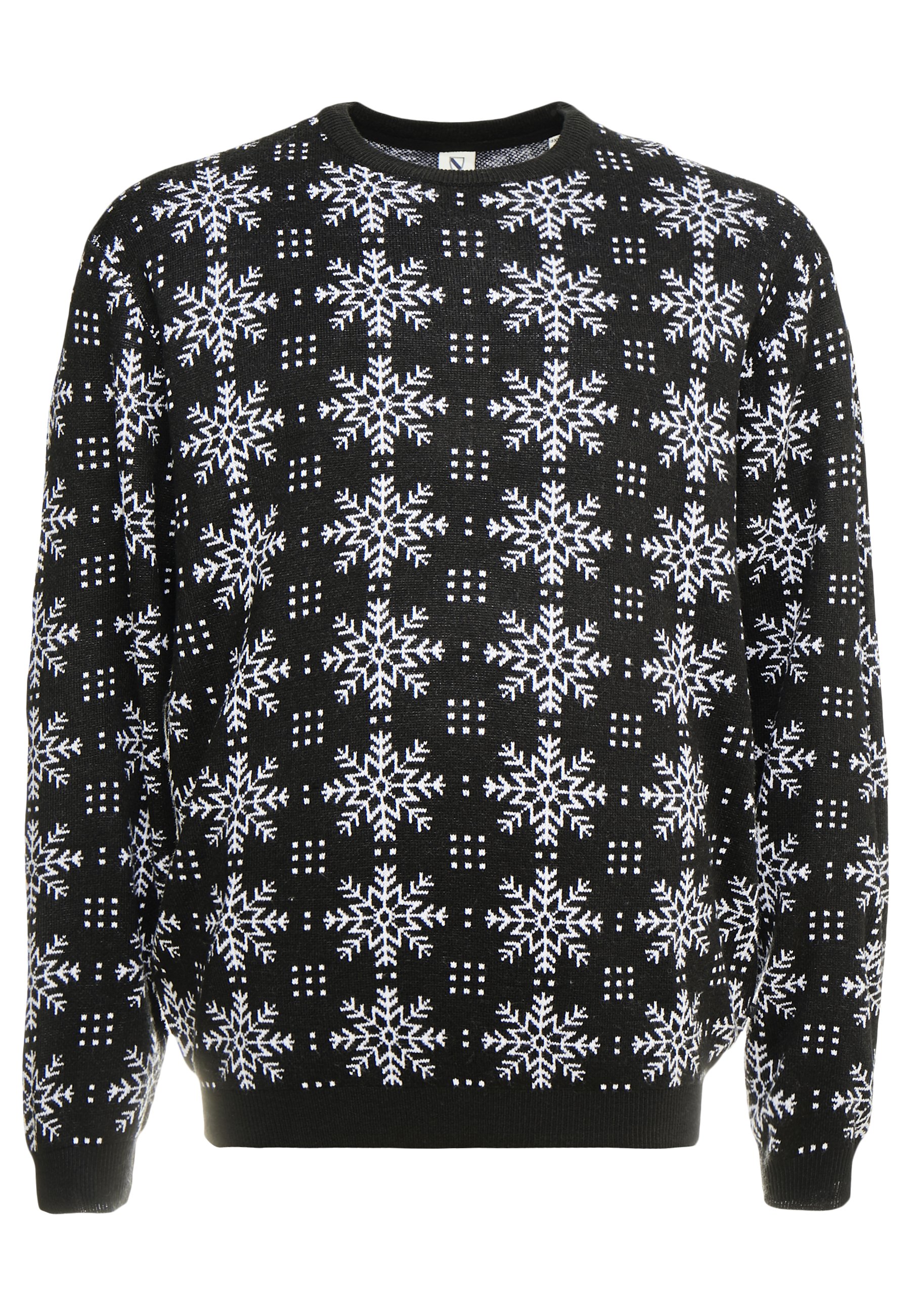 Jack´s Sportswear XMAS ICEFLOWER Strikkegenser black Jack´s Sportswear XMAS ICEFLOWER - Strikkegenser - black