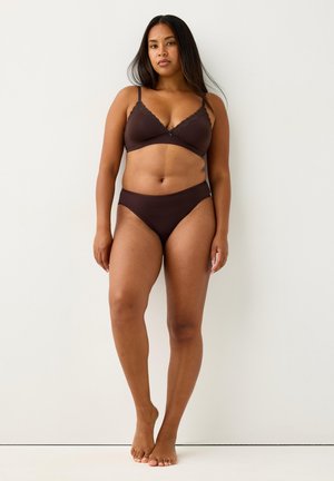 Lindex, BRIEF BRAZILIAN REG MICRO WILMA ZEBRA 3-PACK - Brazilians - light dusty beige