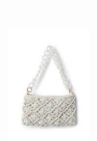 TRACOLLA CORDA CATENA - Borsa a mano - bianco lana