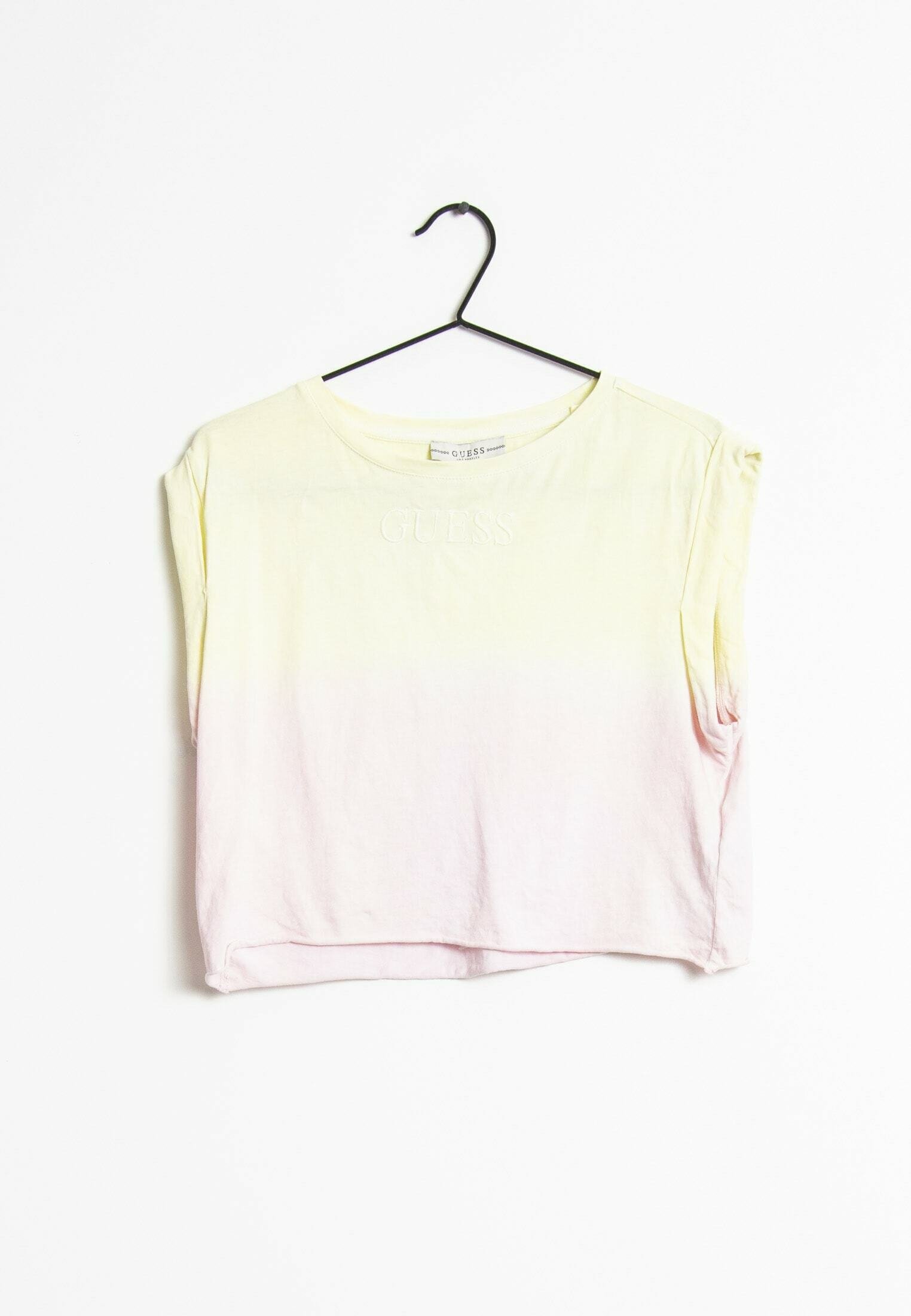 yellow guess top
