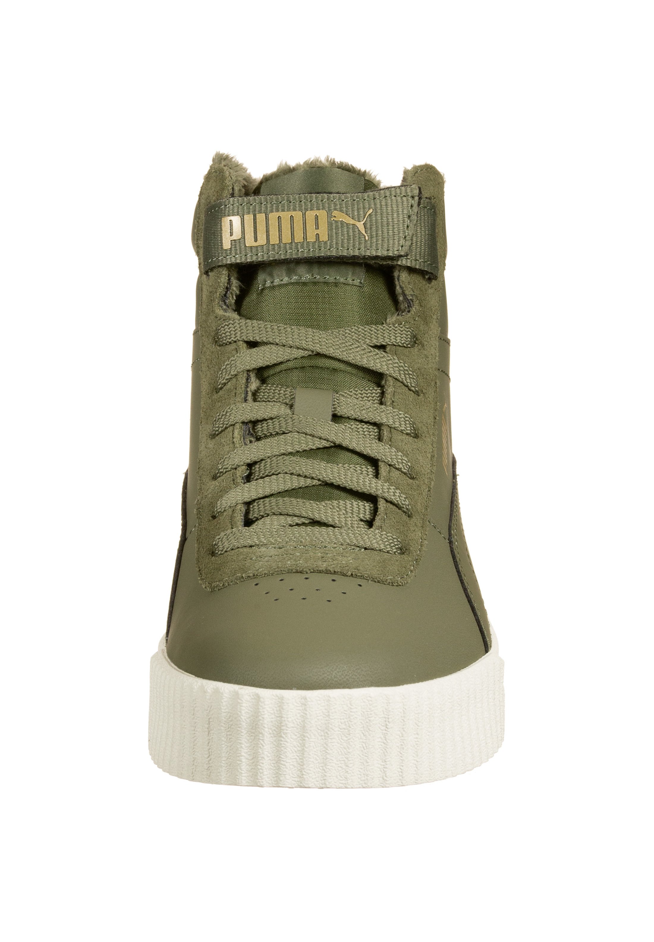 Puma CARINA MID - Sneakers hoog - burnt olive-burnt olive/Groen - Zalando.nl