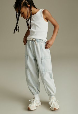 Next Jeans Tapered Fit - denim lightwash