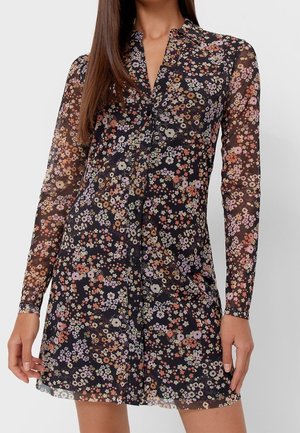 Stradivarius Blusenkleid - neon pink