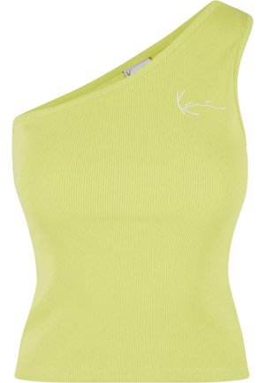 Karl Kani, CHEST SIGNATURE ESSENTIAL ASYMMETRIC   - Top - lime